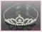 Diadem tiara korona opaska cyrkonie śłub - 44