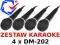 Rewelacyjny zestaw do karaoke 4 x mikrofon DM-202