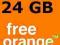 INTERNET NA KARTĘ ORANGE FREE 24GB 12M. FV 23%