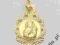 ZŁOTY MEDALIK Z MATKĄ BOSKĄ CZĘSTOCHOWSKĄ CHRZEST