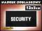 SECURITY EMBLEMAT MATERIAŁ DO NASZYWANIA ODBLASK