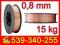 DRUT SPAWALNICZY 0,8mm 15kg STALOWY -PROMOCJA-