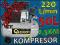 SPRĘŻARKA KOMPRESOR OLEJOWY 50L +ZESTAW 5 ELE GEKO
