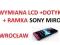 WYMIANA LCD + RAMKA + DOTYK SONY XPERIA MIRO ST23i