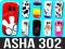 NOKIA ASHA 302 ETUI +FOLIA POKROWIEC OBUDOWA CASE