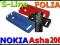 TPU etui pokrowiec S-Line NOKIA Asha 206 + FOLIA