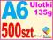 Ulotki/Ulotka Plakat A6 500 szt dwustronne