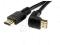 KABEL DO MONITORA HDMI(19PIN) v1.4 M/M 3M KĄTOWY W