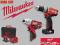 MILWAUKEE wkrętarka M12 CPD-402C + M12BID +3x4,0Ah