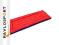 MATERAC ANTARES BOX 1 198x72x8cm czerwony 1os