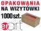 PUDEŁKA PUDEŁKO NA WIZYTÓWKI ECO 1000 SZT 85x55mm!