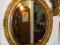 gigantyczne OWALNE LUSTRO - ZŁOTA RAMA  OWAL 150CM
