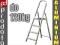 Drabina do 120kg ALUMINIOWA 4 stopniowa WYPRZEDAŻ