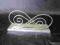 Serwetnik aluminiowy metaloplastyka z okresu  PRL