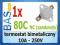 Termostat bimetaliczny 80C NC 10A/250V KSD301