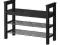 IKEA HEMNES Ława z miejscem na buty,czarnobraz 24H
