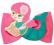 Gymboree spineczka do wlosow Mermaid