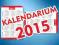 Kalendarium 2015 listkowe Corel Draw PDF CDR