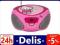 Odtwarzacz CD Radio Boombox Hello Kitty AUX IN