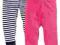 NEXT Legginsy 2-pack w paski i różowe r.98 Nowe