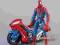 Figurki lalka Spiderman na motorze 18cm