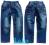 ~KAKO~NOWE blue jeans HAPPY 10 ok.134