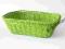KOSZYK KOSZYCZEK WYPLATANY NA PIECZYWO ZIELONY