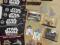 STAR WARS, GWIEZDNE WOJNY, gazetki, figurki 17 szt