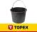 Topex Wiadro budowlane 12 l, metalowy uchwyt 13A71