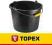 Topex Wiadro budowlane 16 l, metalowy uchwyt 13A71