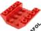 4AFOL 2x LEGO Czerwony skos odwrócony 45 4x4 4854