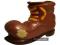 But z czekolady Czekoladowy bucik pantofel obuwie