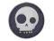 GFC - Naszywka 3D - Funny Skull - czarna