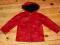 Płaszcz przeciwdeszczowy ZARA Kids r. 94 czerwony