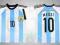 KOSZULKA - ARGENTYNA - MESSI - World Cup 2014 -128