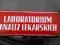 Tablica PRL Laboratorium Analiz Lekarskich EMALIA!