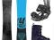 NOWY ZESTAW SNOWBOARD 155 + BUTY r 44 + WIĄZANIA