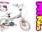 HELLO KITTY ORYGINALNY SREBRNY ROWER 16 SHINY 4+