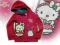 ex C&amp;A_HELLO KITTY bluza z kapturem_ fuksja 92