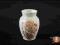 7739-9 ...PORCELANOWY WAZON KWIATY PEONIE...
