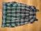Tunika w kratę dla dziewczynki, wiek ok. 6-7 lat