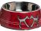 PAPI Miska dla psa ROGZ Stalowa Red Heart  L 700ml