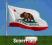 FLAGA CALIFORNIA 90x150 KALIFORNIA KALIFORNII USA