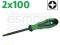 HAUPA - WKRĘTAK KRZYŻAKOWY 2x100mm 101546