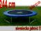 TRAMPOLINA BATUT 244CM atesty TUV GS Niemcy