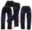 MZ#NOWE spodnie JEANS 32WW FASHION 134 navy blue