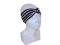 opaska - turban , czarno-białe paski