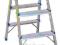 Drabina dwustronna Drabex 2x3 st. wys. rob. 2,68m