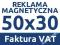 Reklama magnetyczna Folia Magnes 50x30 FVAT