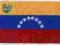 Naszywka Flaga WENEZUELI - WENEZUELA - Z KLEJEM!!